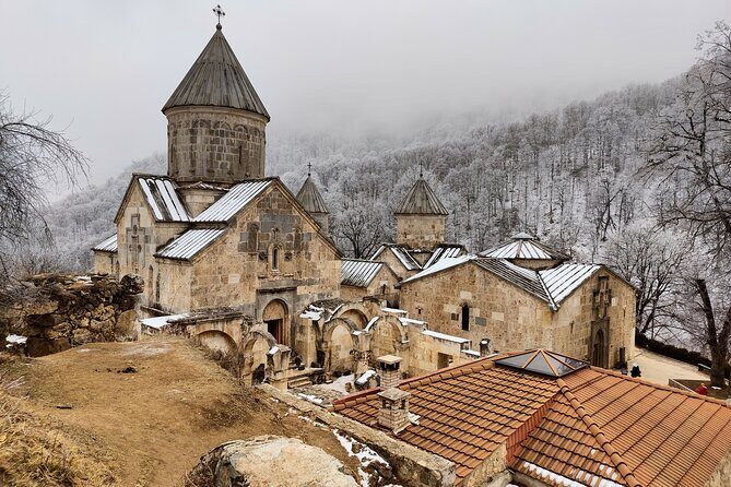 From Yerevan:Sevan, Dilijan, Haghartsin, Goshavank, Lake Parz - Dilijan’s old-town streets: crafts, cafés, and wooden balconies