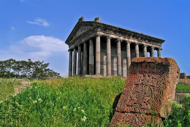 Garni, Geghard & Symphony Small-Group Day Trip with Lavash Baking - Charents’ Arch: A Short Stop With a Huge Ararat Moment