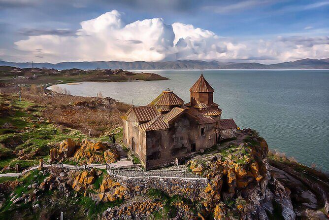 Group Tour: Lake Sevan, Hayravank, Noratus, Jermuk, winery - Hayravank Monastery: A Modest Church with a Big View