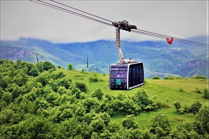 Group Tour: Shaki waterfall, Tatev monastery & ropeway, Hin Areni winery - Wings of Tatev ropeway: the included 11-minute canyon crossing