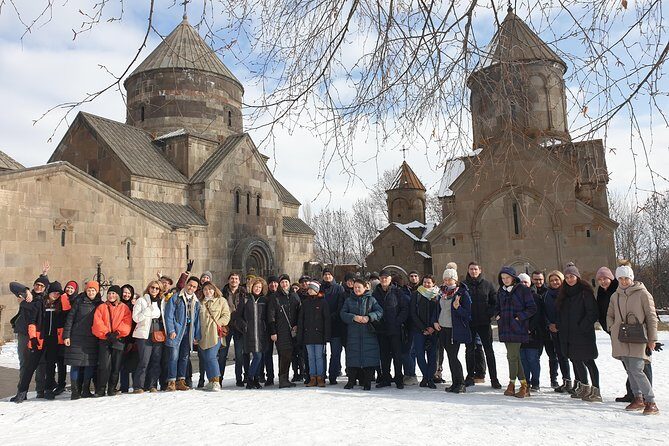 Group Tour: Tsaghkadzor (Kecharis, Ropeway), Lake Sevan, Trout barbecue treat - Kecharis Monastery: four churches, old stone, and calm stops