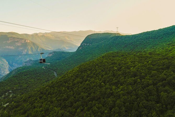One Day Private Trip to Khor Virap, Noravank and Tatev Monasteries - Tatev Monastery by Wings of Tatev cable car: the air-and-stone payoff