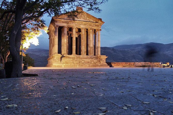 Private 7-8 hour Trip to Garni - Geghard - Lake Sevan - Sevanavank from Yerevan - Stop 1: Garni Temple on a triangular cape