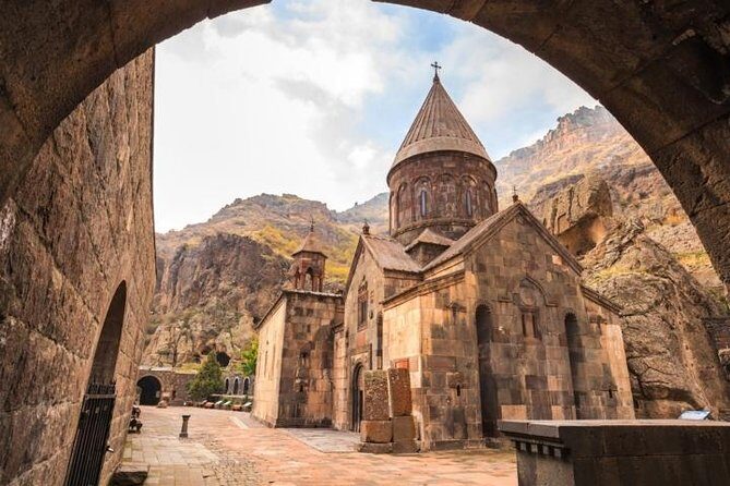 Private tour to Echmiadzin (st Cathedral), Zvartnots, Khor Virap, Garni, Geghard - Geghard Monastery: rock-carved church vibes and the spear legend