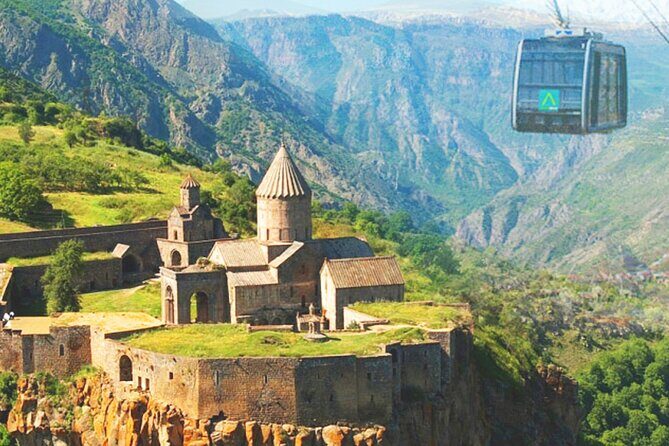 Private tour to Hin Areni winery, Tatev monastery & ropeway, Khndzoresk caves - Tatev Monastery: fortress, pilgrimage site, and medieval power center