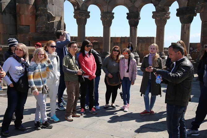 Private tour to UNESCO heritage Echmiadzin churches, Zvartnots and Sardarapat - Zvartnots ruins: the view, the scale, and the sense of lost grandeur